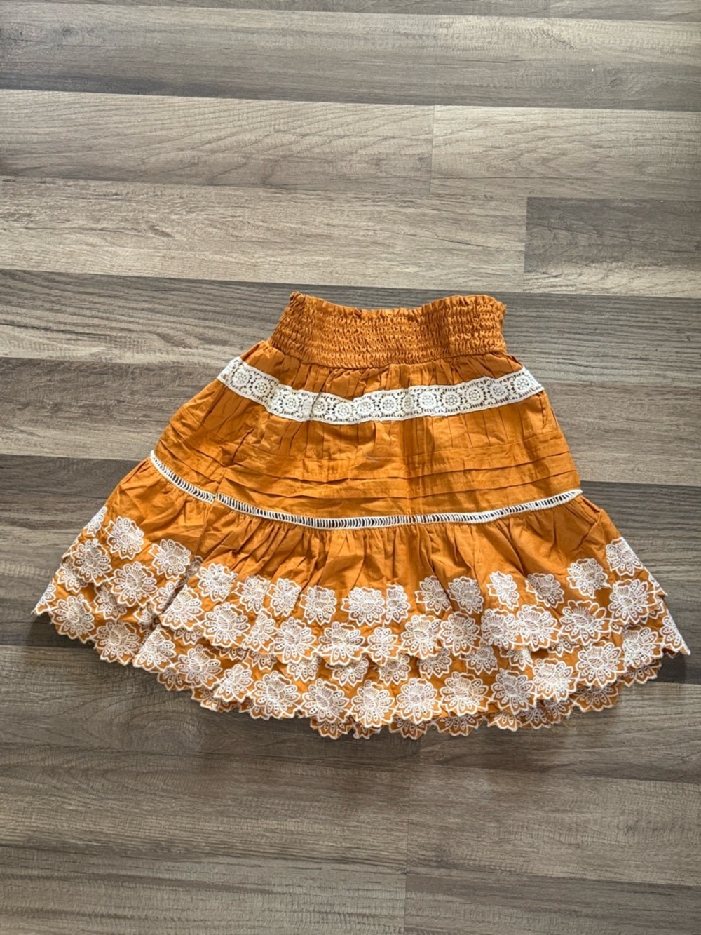Lace-Trim Skirt